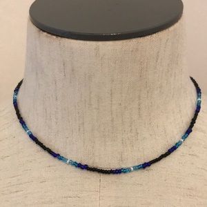 Midnight sky beaded choker country western beaded choker country western jewelry